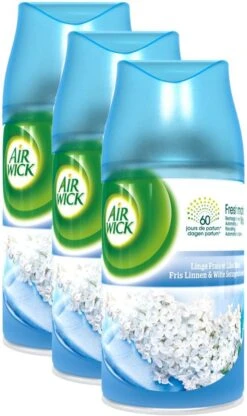 AIRWICK Freshmatic Automatische Spray Refill Frisse Linnen & Witte Bloemen Krimp - (3x250ml) -Winkel Voor Schoonmaakartikelen 712x1200 1
