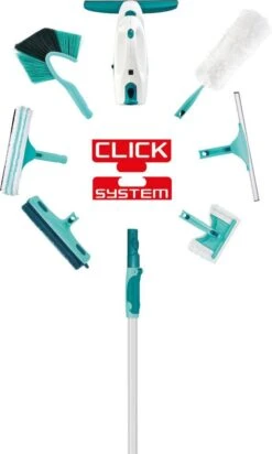 Leifheit Telescoopsteel Aluminium 145-400 Cm Click System 8 Leifheit Telescoopsteel Aluminium 145-400 Cm Click System -Winkel Voor Schoonmaakartikelen 720x1200