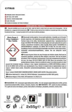 Glorix Power 5 Toiletblokken - Citroen - 7 X 2 Stuks - Voordeelverpakking 22 Glorix Power 5 Toiletblokken - Citroen - 7 X 2 Stuks - Voordeelverpakking -Winkel Voor Schoonmaakartikelen 774x1200 1
