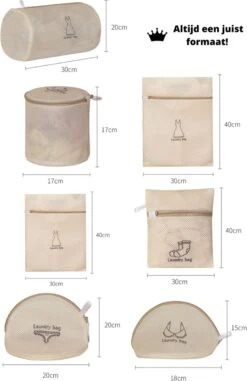 V&P Black Crown Waszakken Set Met Rits - Wasnet - Waszak - Waszakken Set Van 7 Voor Wasgoed - Waszakje Lingerie - Waszak Bh - Divers Delicaat Wasgoed - Wasnet Groot - Wasmachine Zakjes - Laundry Bag Set 7 V&P Black Crown Waszakken Set Met Rits - Wasnet - Waszak - Waszakken Set Van 7 Voor Wasgoed - Waszakje Lingerie - Waszak Bh - Divers Delicaat Wasgoed - Wasnet Groot - Wasmachine Zakjes - Laundry Bag Set -Winkel Voor Schoonmaakartikelen 777x1200