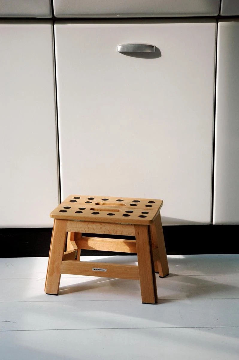 PUHLMANN - Inklapbare Kruk, JAMES, Hout, 23 Cm Hoog, Max 150 Kilo 4 PUHLMANN - Inklapbare Kruk, JAMES, Hout, 23 Cm Hoog, Max 150 Kilo - Afbeelding 4