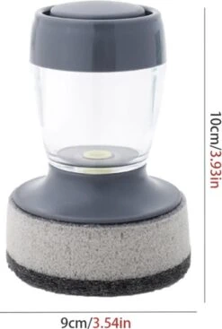 Afwasborstel Met Zeepdispenser – Met 3 Verschillende Opzet Stukken – Inclusief Houder – Grijs – Afwas Borstel Zeepreservoir – Zeep Handborstel – Doseerpomp – Afwasmiddel Dispenser – Navulbaar 12 Afwasborstel Met Zeepdispenser – Met 3 Verschillende Opzet Stukken – Inclusief Houder – Grijs – Afwas Borstel Zeepreservoir – Zeep Handborstel – Doseerpomp – Afwasmiddel Dispenser – Navulbaar -Winkel Voor Schoonmaakartikelen 808x1200 4