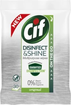 Cif Disinfect & Shine Wipes Original Desinfectie Schoonmaakdoekjes - 12 X 30 Doekjes - Voordeelverpakking 27 Cif Disinfect & Shine Wipes Original Desinfectie Schoonmaakdoekjes - 12 X 30 Doekjes - Voordeelverpakking -Winkel Voor Schoonmaakartikelen 811x1200