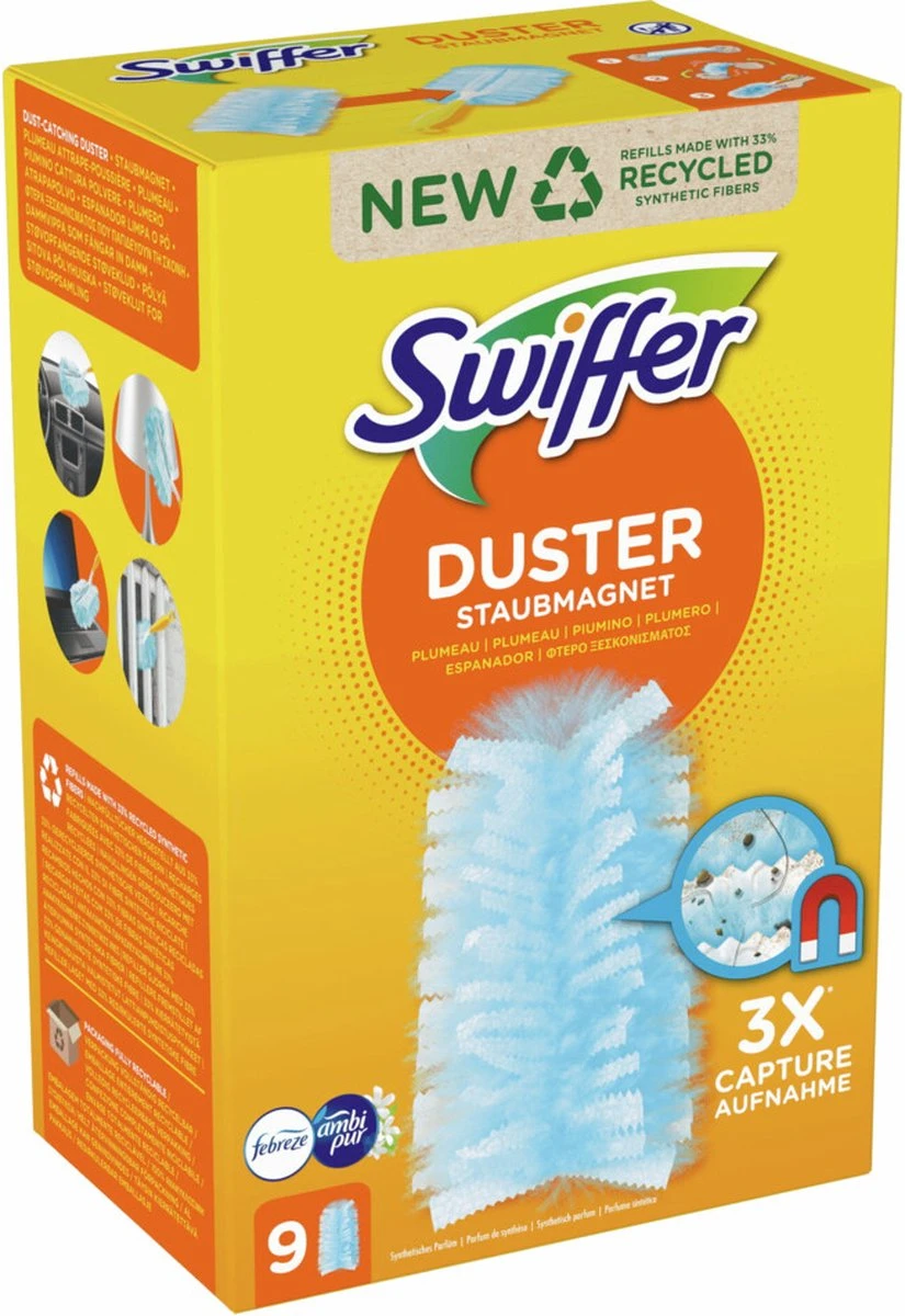 Swiffer Duster Trap & Lock-navullingen Met Een Geur Van Ambi Pur 9 Stuks 2 Swiffer Duster Trap & Lock-navullingen Met Een Geur Van Ambi Pur 9 Stuks - Afbeelding 2