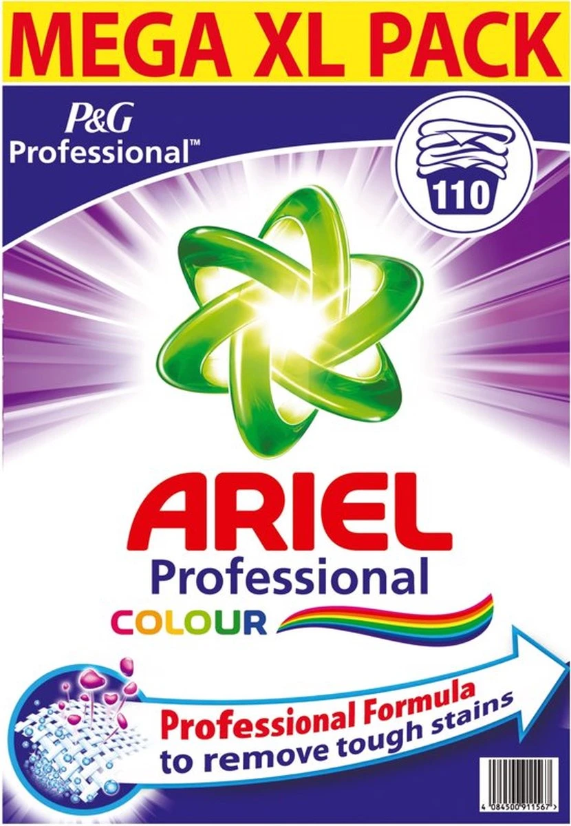 Ariel - Proffesional - Waspoeder Color - 7.15kg - 110 Wasbeurten 6 Ariel - Proffesional - Waspoeder Color - 7.15kg - 110 Wasbeurten - Afbeelding 6
