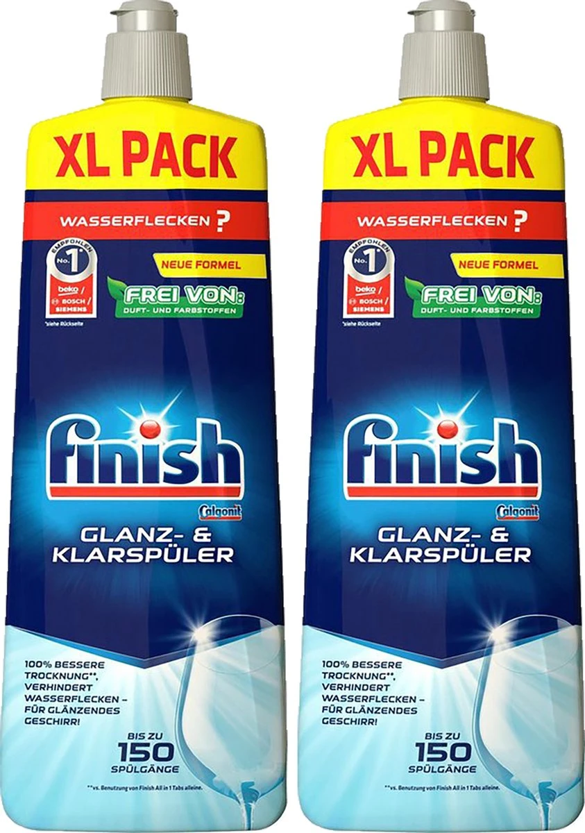 Finish Naspoelmiddel Glansspoelmiddel Regular Vaatwasmiddel 2x 750 Ml 1 Finish Naspoelmiddel Glansspoelmiddel Regular Vaatwasmiddel 2x 750 Ml