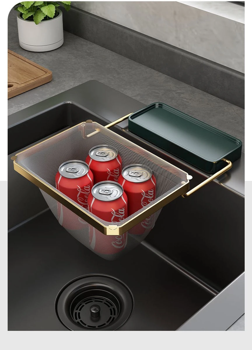 Merkloos Gootsteen Organizer - Gootsteen Afval Netje - Gootsteenontstopper -Gootsteen Zeef Netto- Sink Filter Rack Anti-Blokkeren Wegwerp-Fijne Mesh Filter Aanrecht Zeef Mesh Tas Voor Keuken- Spoelbak - Incl. 50 Netjes 1 Merkloos Gootsteen Organizer - Gootsteen Afval Netje - Gootsteenontstopper -Gootsteen Zeef Netto- Sink Filter Rack Anti-Blokkeren Wegwerp-Fijne Mesh Filter Aanrecht Zeef Mesh Tas Voor Keuken- Spoelbak - Incl. 50 Netjes