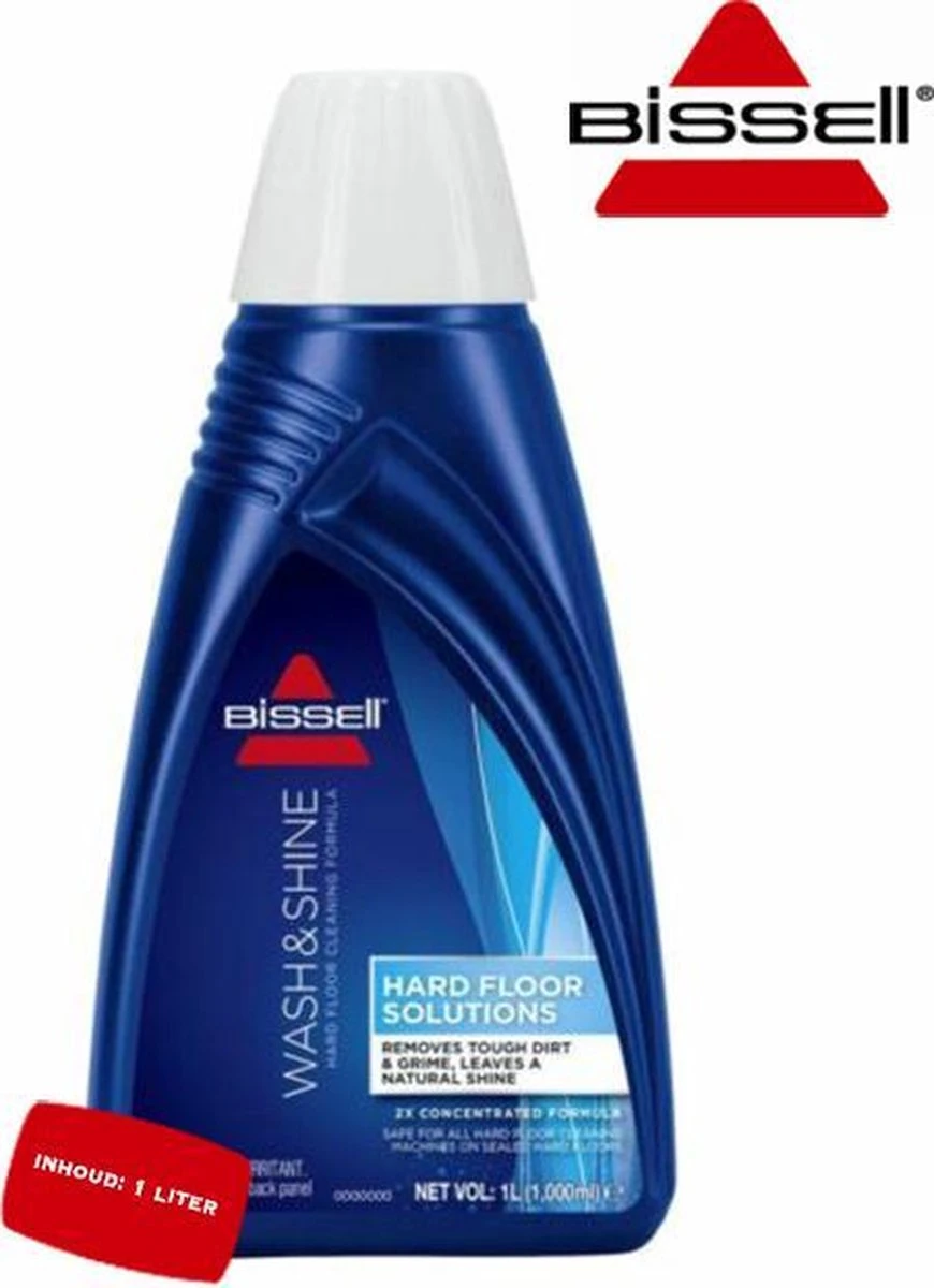 Bissell Harde Vloerreiniger Wash & Shine 1 Liter 1 Bissell Harde Vloerreiniger Wash & Shine 1 Liter