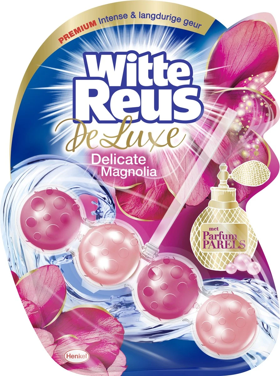 Witte Reus DeLuxe Toiletblok - Delicate Magnolia - WC Blokjes Voordeelverpakking - 10 Stuks 3 Witte Reus DeLuxe Toiletblok - Delicate Magnolia - WC Blokjes Voordeelverpakking - 10 Stuks - Afbeelding 3