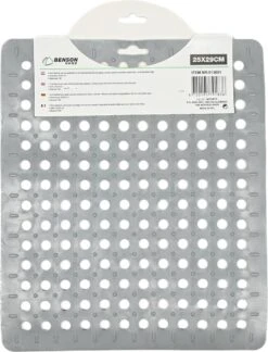 Merkloos Gootsteenmat PVC Vierkant Grijs 28 Cm -Winkel Voor Schoonmaakartikelen 916x1200 4