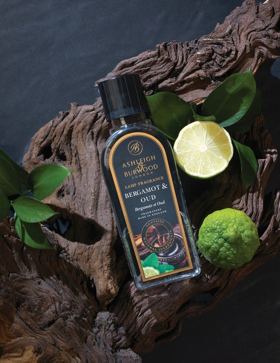 Ashleigh & Burwood Lampenolie Geurolie Bergamot & Oud 500ml 1 Ashleigh & Burwood Lampenolie Geurolie Bergamot & Oud 500ml