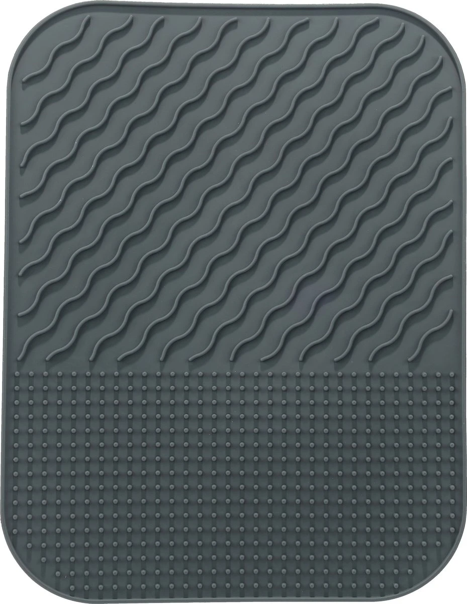 YUNICS® Afdruipmat - Afdruiprek - Vaat Afwas Droogmat - Pannenonderzetter - Hitte Bestendig - 34x27 Cm 1 YUNICS® Afdruipmat - Afdruiprek - Vaat Afwas Droogmat - Pannenonderzetter - Hitte Bestendig - 34x27 Cm