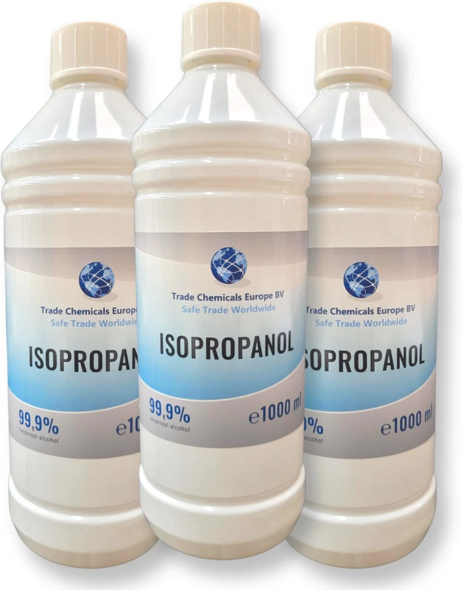 TCE - Isopropanol - Isopropyl-alcohol - IPA - 99,9% Zuiver - 3 Liter 1 TCE - Isopropanol - Isopropyl-alcohol - IPA - 99,9% Zuiver - 3 Liter