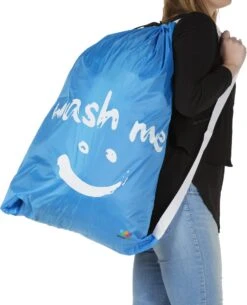 Wonair - Grote Waszak - 60x90cm - Hemelsblauw - Met Trekkoord En Draagband 17 Wonair - Grote Waszak - 60x90cm - Hemelsblauw - Met Trekkoord En Draagband -Winkel Voor Schoonmaakartikelen 972x1200