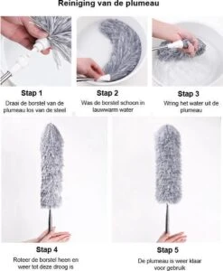 7Style Collection - Microvezel Plumeau Met Uitschuifbare Telescoopsteel Tot 280 CM - Ragebol RVS 9 7Style Collection - Microvezel Plumeau Met Uitschuifbare Telescoopsteel Tot 280 CM - Ragebol RVS -Winkel Voor Schoonmaakartikelen 987x1200